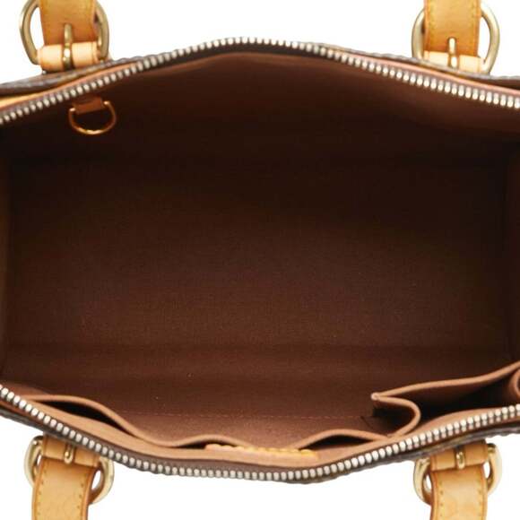 LOUIS VUITTON Brown Monogram Leather Shoulder Bag - Picture 14 of 16